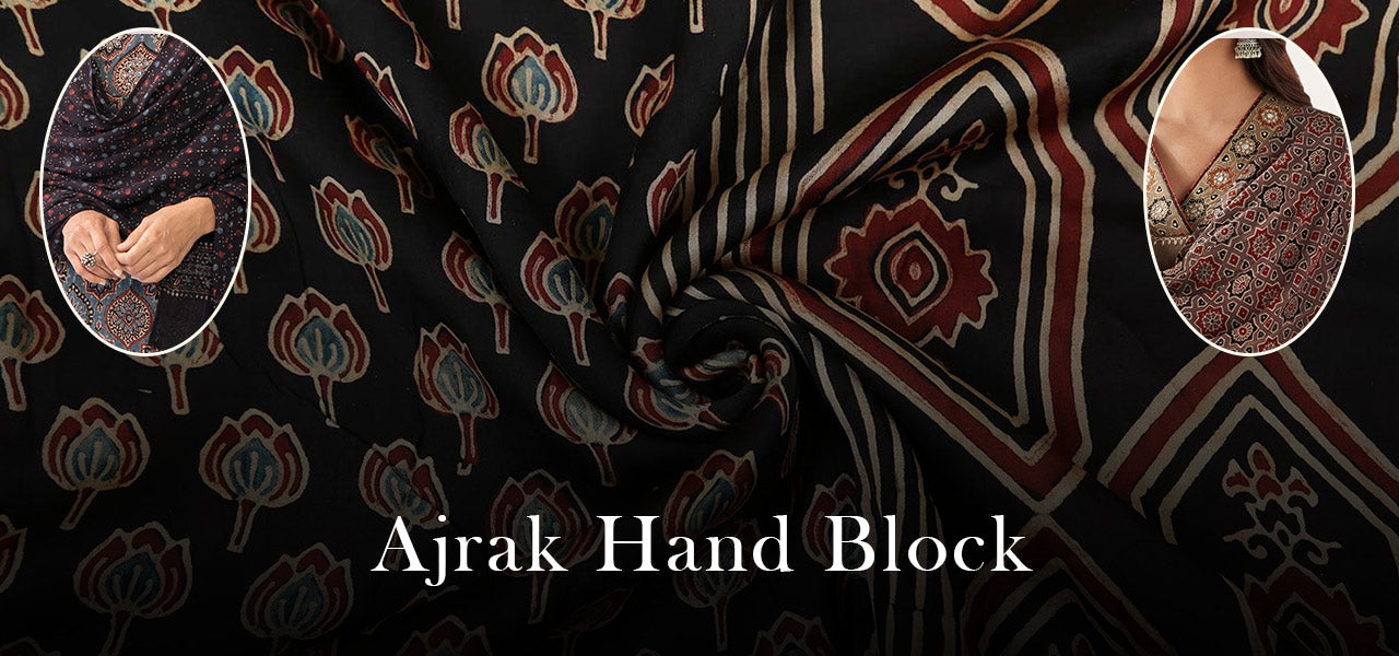 Ajrak Hand Block