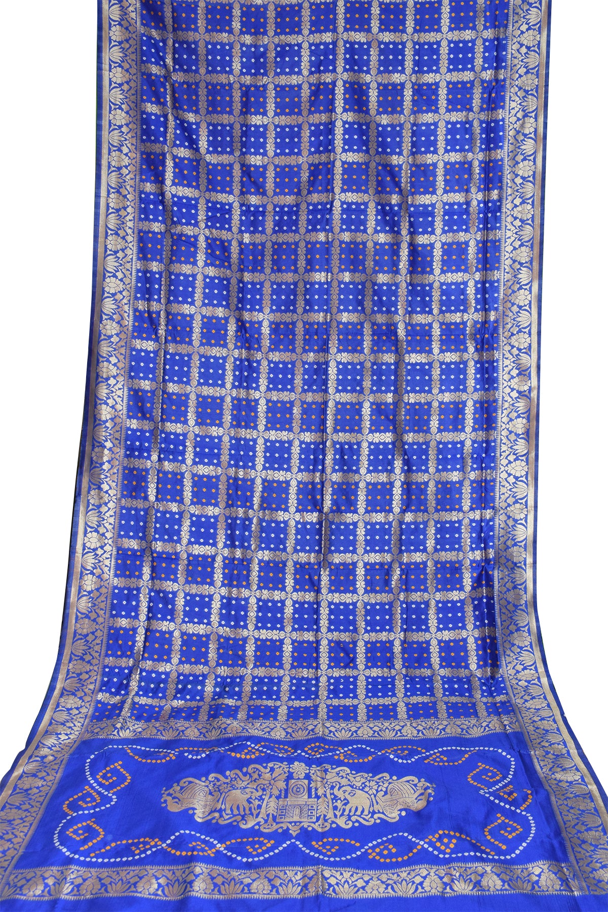Silakaari Women's Bandhej Printed silk premium Saree