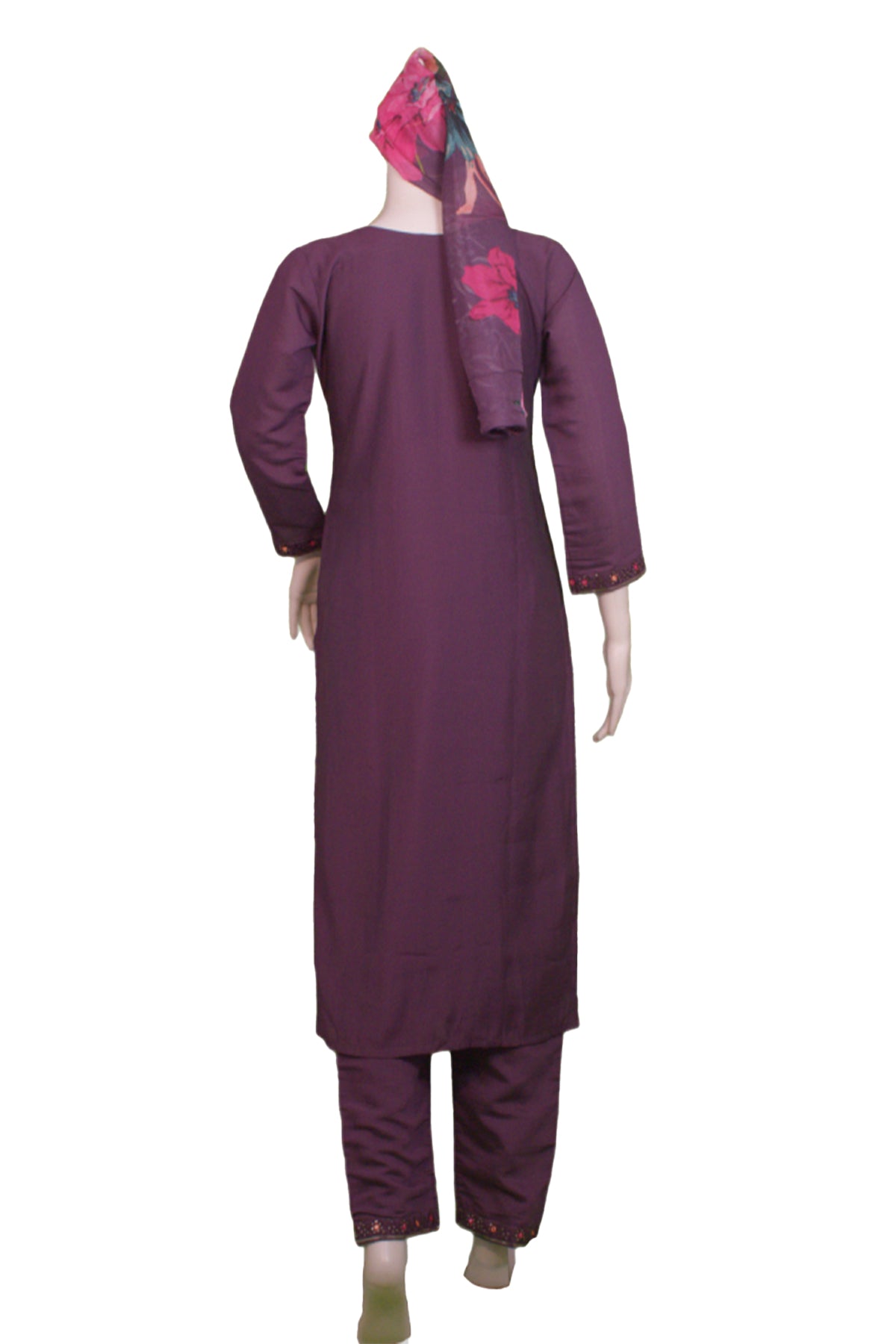 Silakaari Women's Sequin Fancy Mirror Embroidered Kurti Pant Dupatta Set