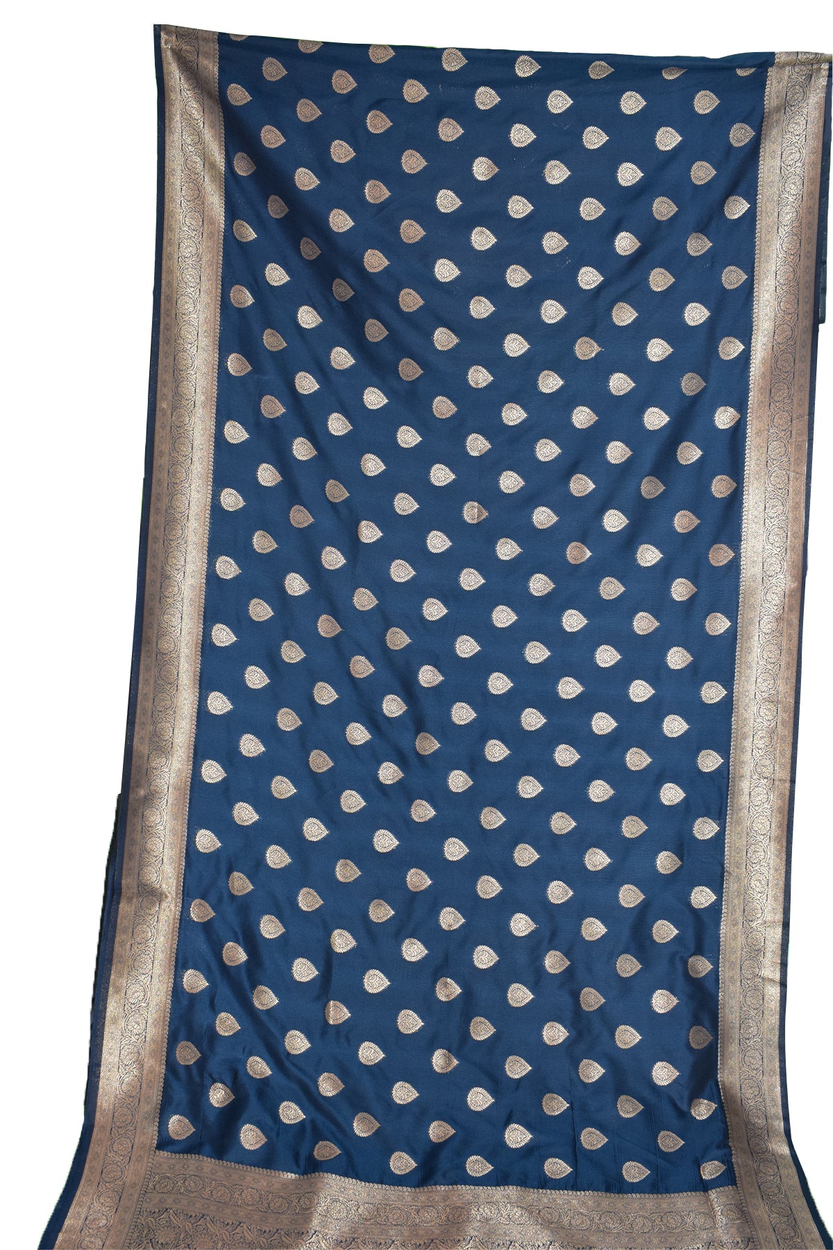 Silakaari Women's Heavy Zari Lacy Border Fancy Banarasi Saree