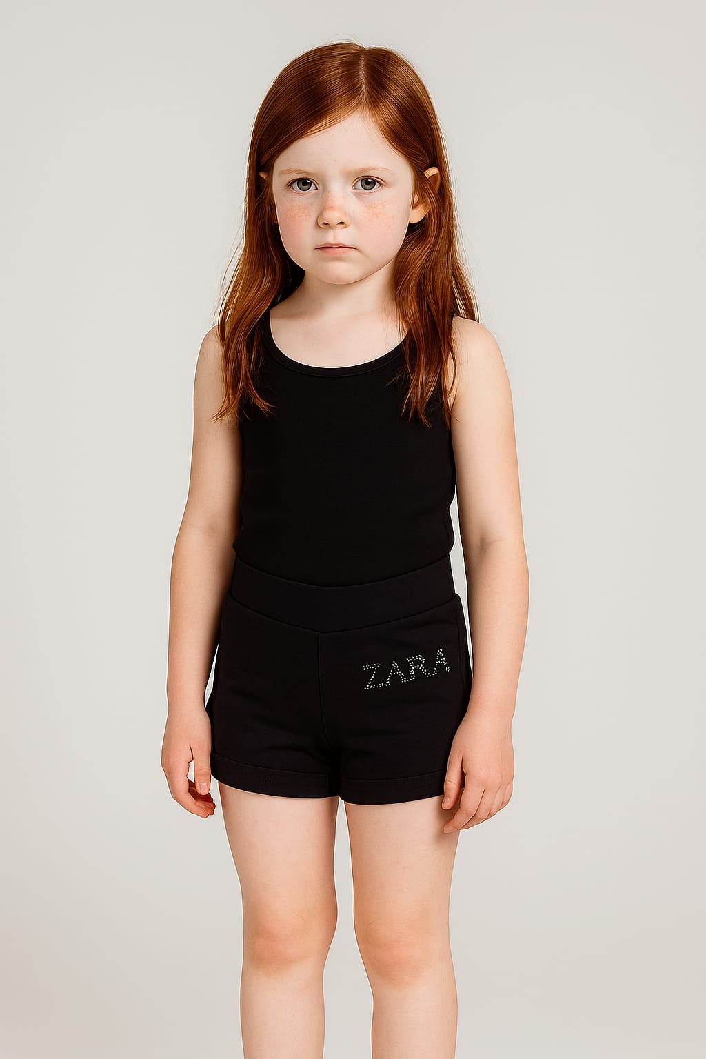 Silakaari Kids Zara Solid Shorts For Girls