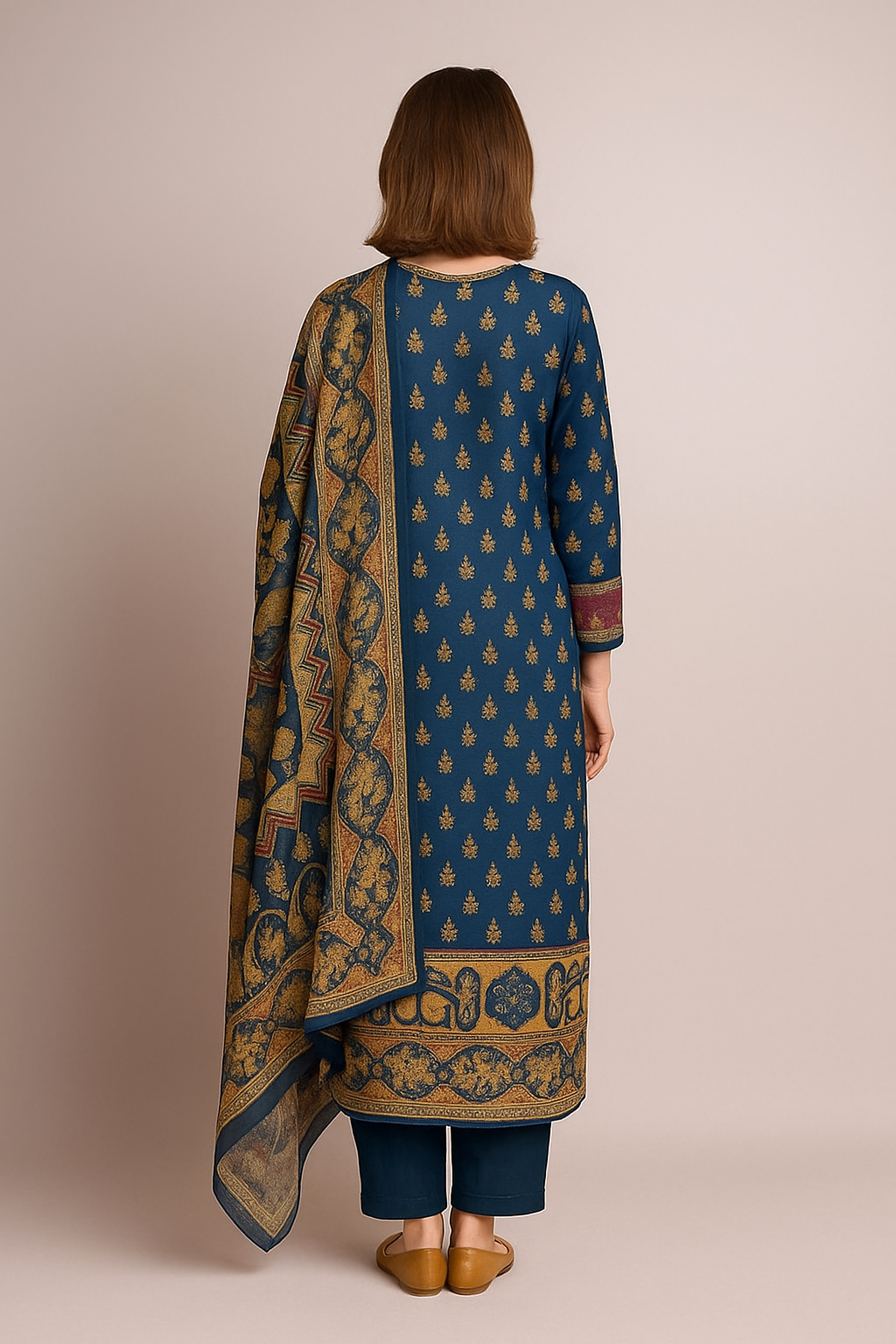 Silakaari Muntazir Pure Muslin Printed Gota patti Unstitched Suits