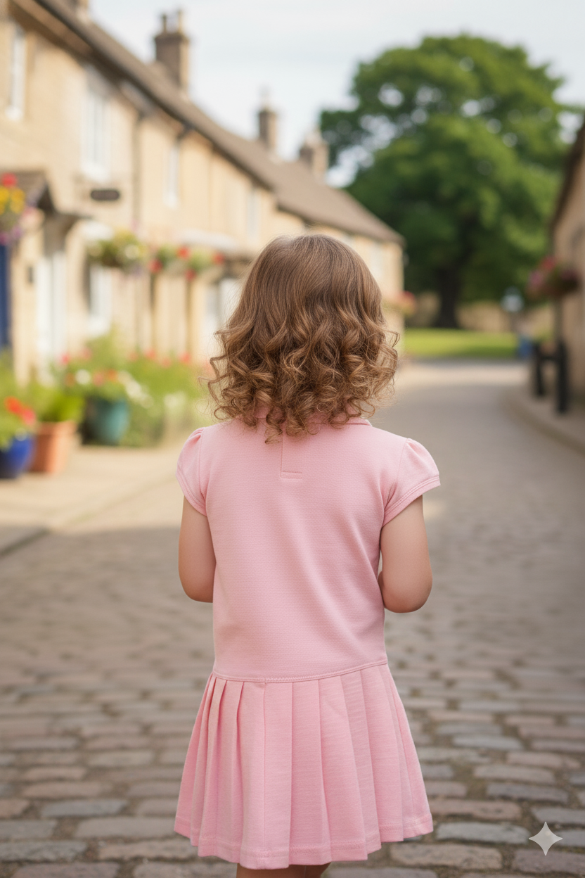 Silakaari Khadija Kids Peach Fancy Floral Pearl Top With Short For Girls