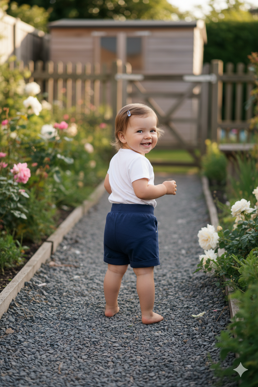 Silakaari Kids Bear Printed Shorts For Girls