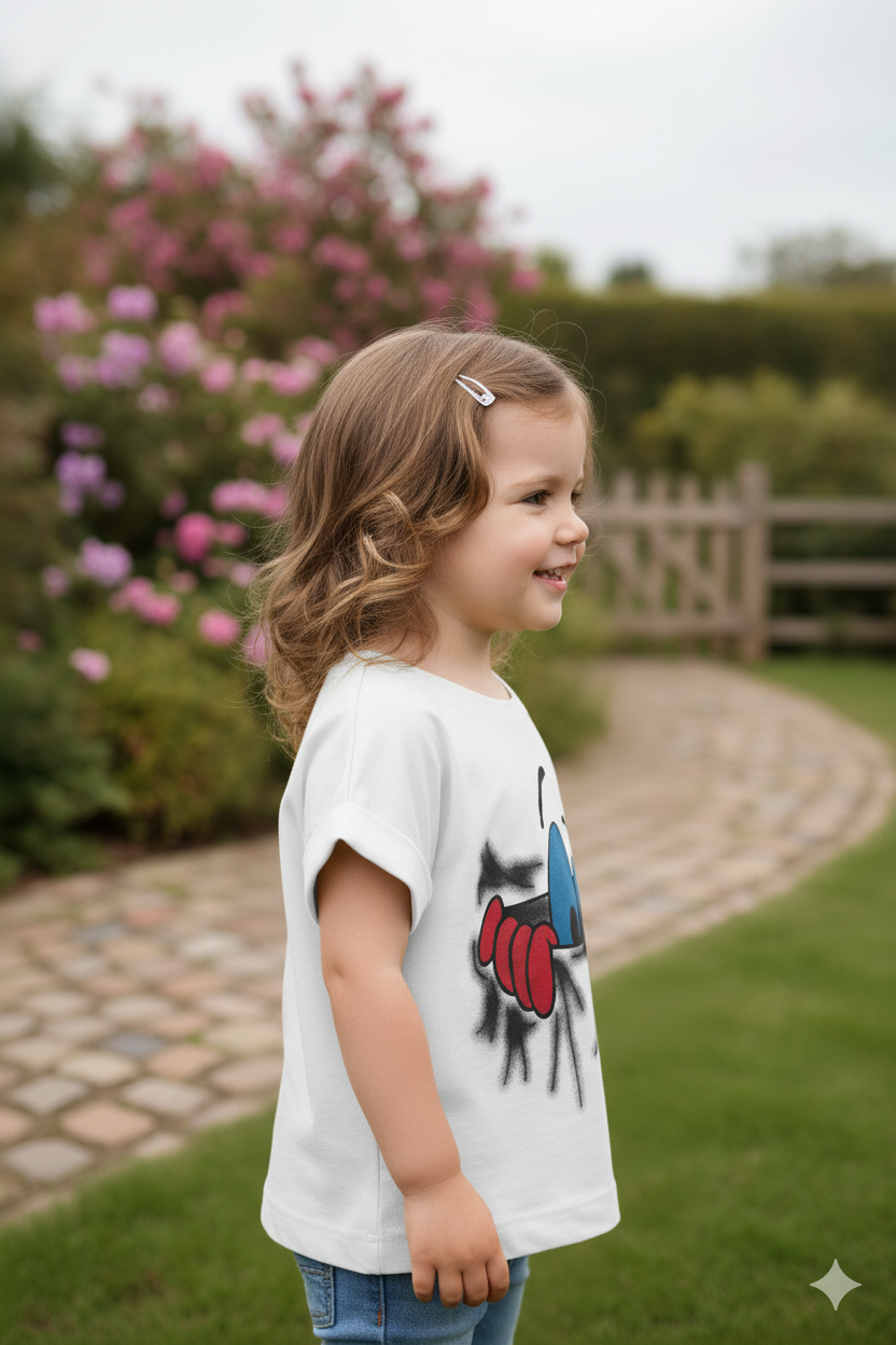 Silakaari Kids Eye Printed Fancy Top T-Shirt For Girls & Boys