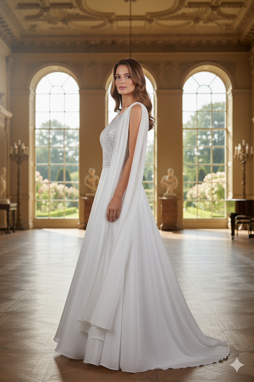 Silakaari Haya Steel Grey Organza Sequin Pearl Party wear Sharara set with Dupatta