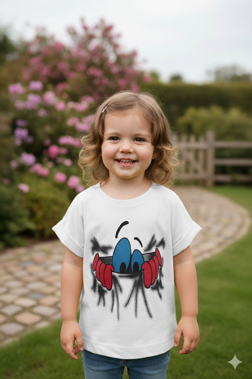 Silakaari Kids Eye Printed Fancy Top T-Shirt For Girls & Boys