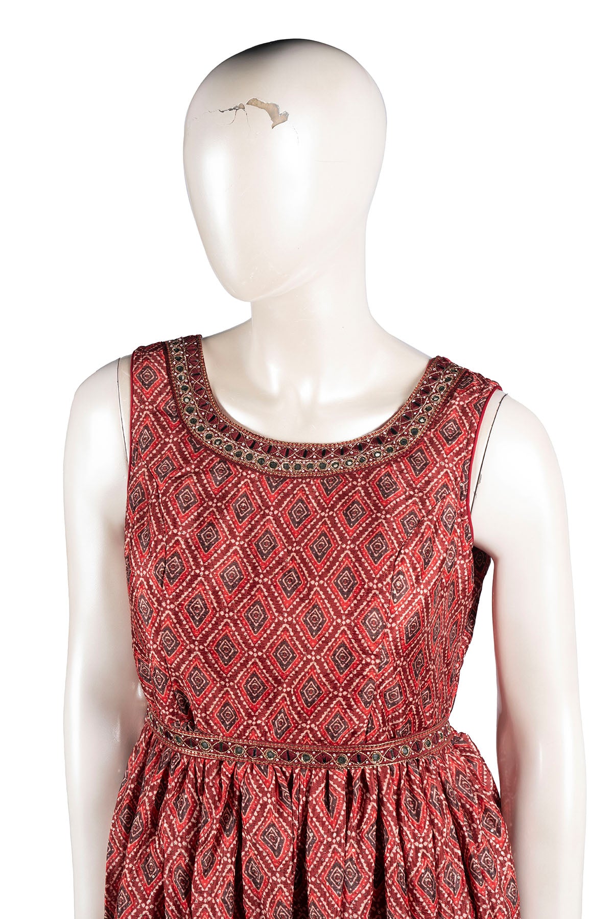 Silakaari Party Wear Brown Designer Ethnic Gown Dress
