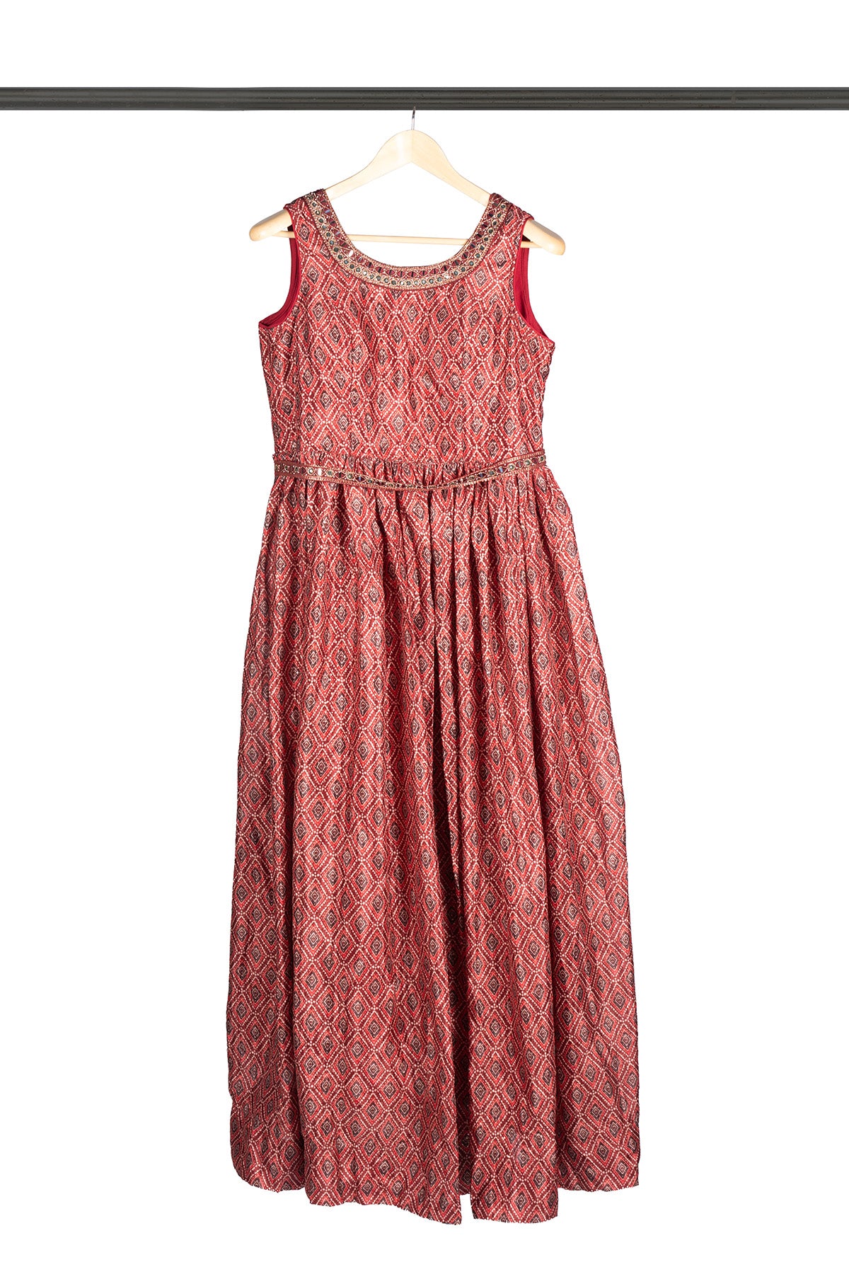 Silakaari Party Wear Brown Designer Ethnic Gown Dress