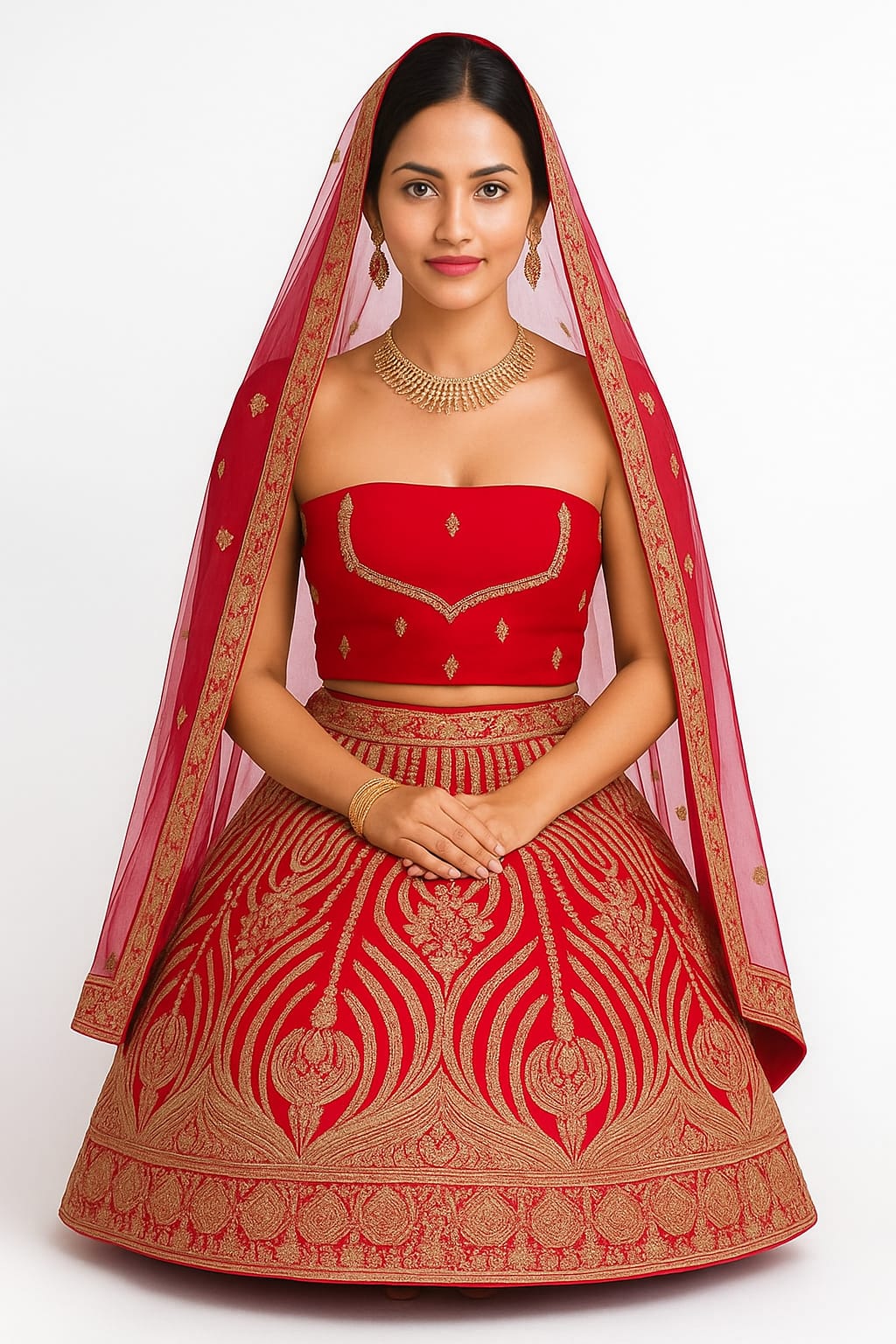 Silakaari Exquisite Dusty Hot Pink Velvet Heavy Bridal Lehenga Set with Embroidery