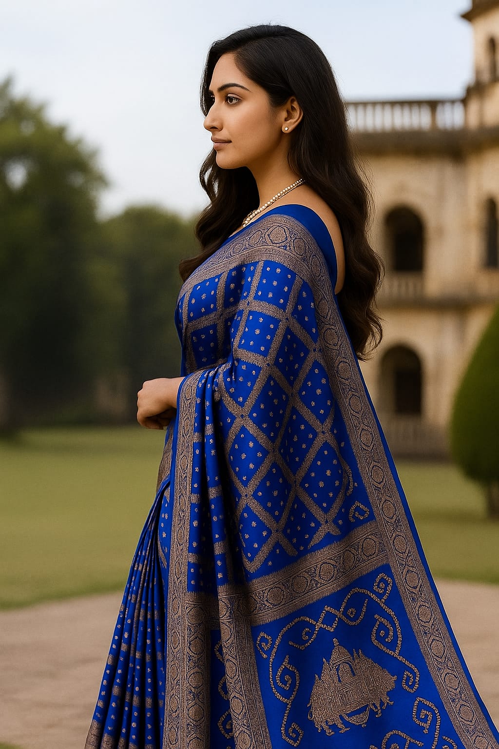 Silakaari Women's Bandhej Printed silk premium Saree