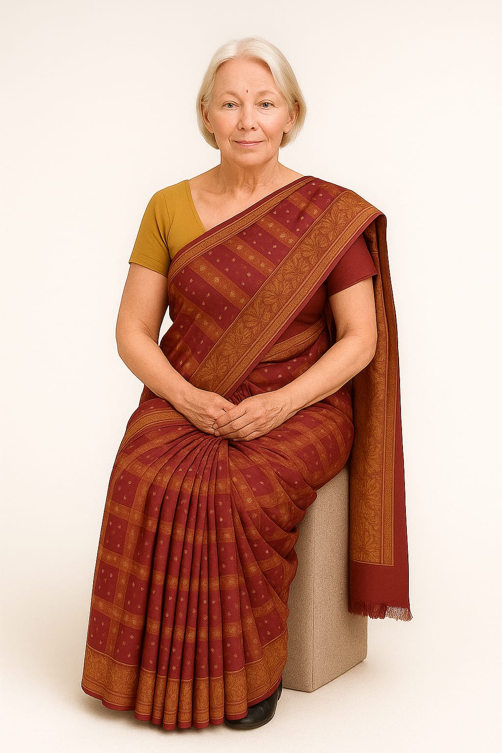 Silakaari Women's Bandhej Printed silk premium Saree