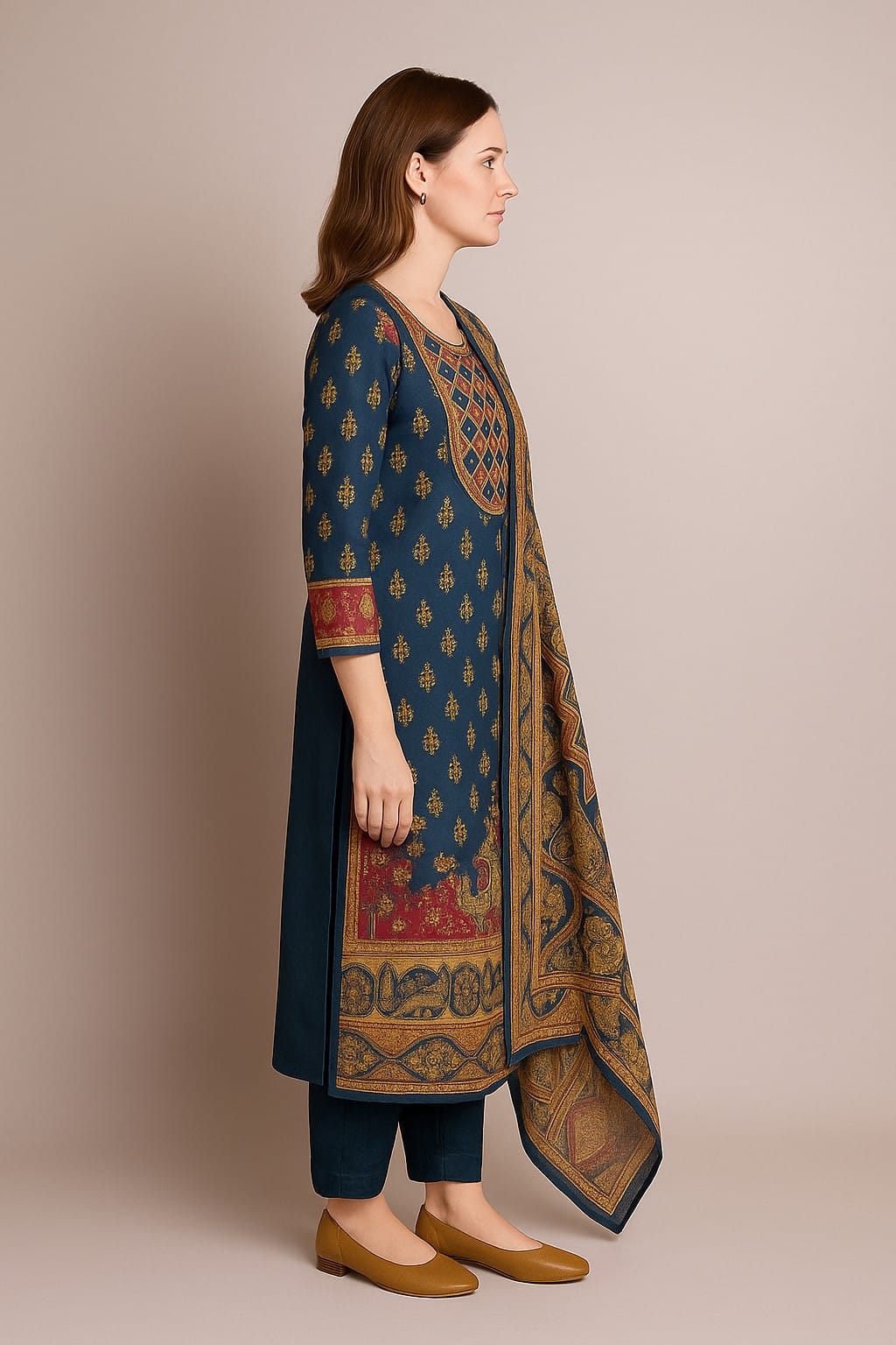 Silakaari Muntazir Pure Muslin Printed Gota patti Unstitched Suits