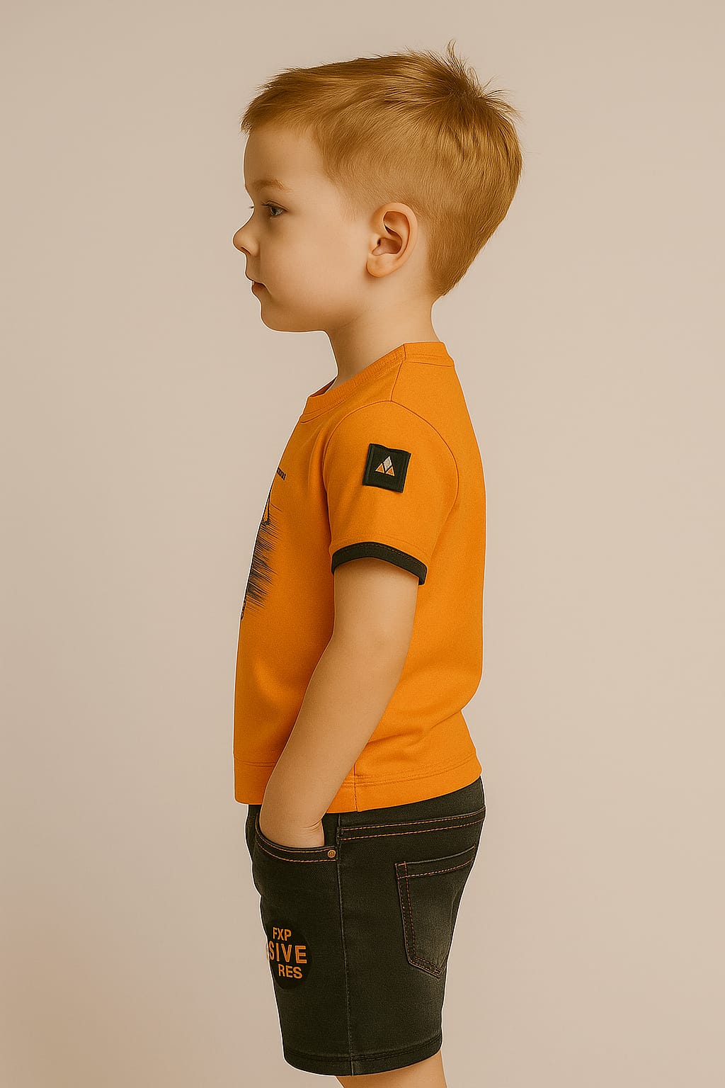 Silakaari Kids Printed Regular T-Shirt& Shorts Set For Boys