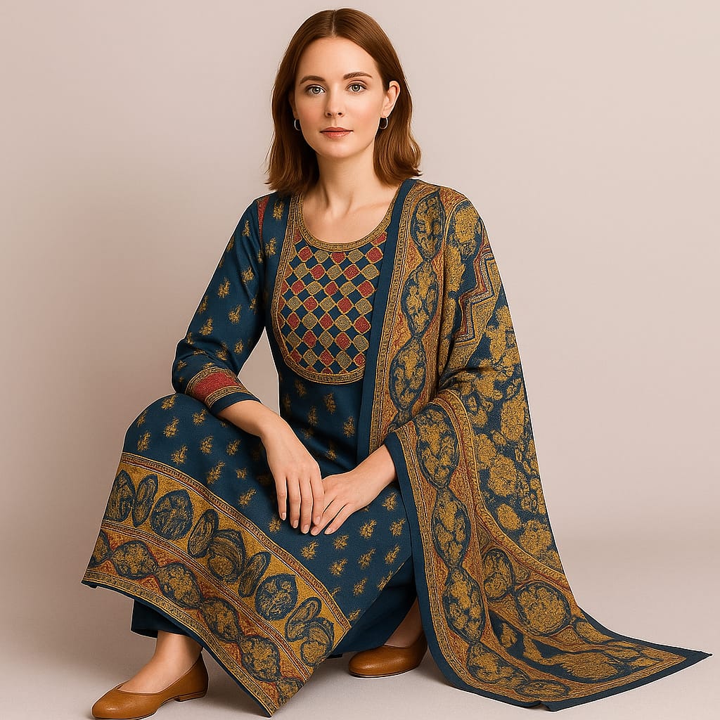 Silakaari Muntazir Pure Muslin Printed Gota patti Unstitched Suits