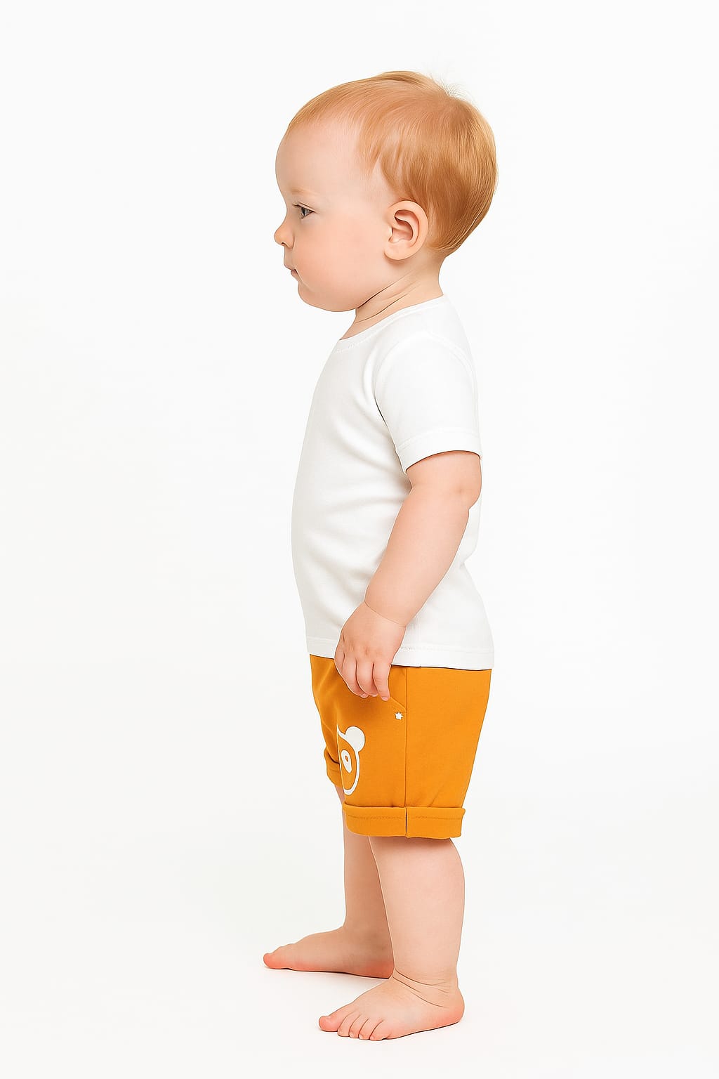 Silakaari Kids Bear Printed Short For Boys & Girls