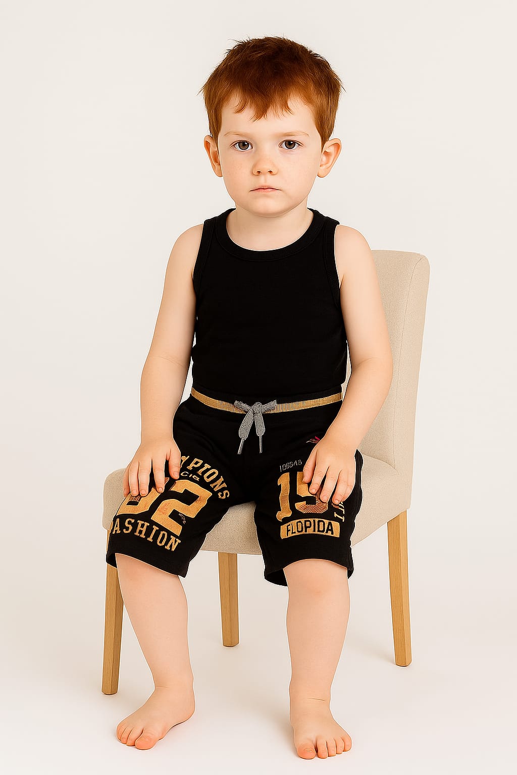 Silakaari kids Inner Elastic in Stretchable Denim Fabric Regular Fit Shorts for boys