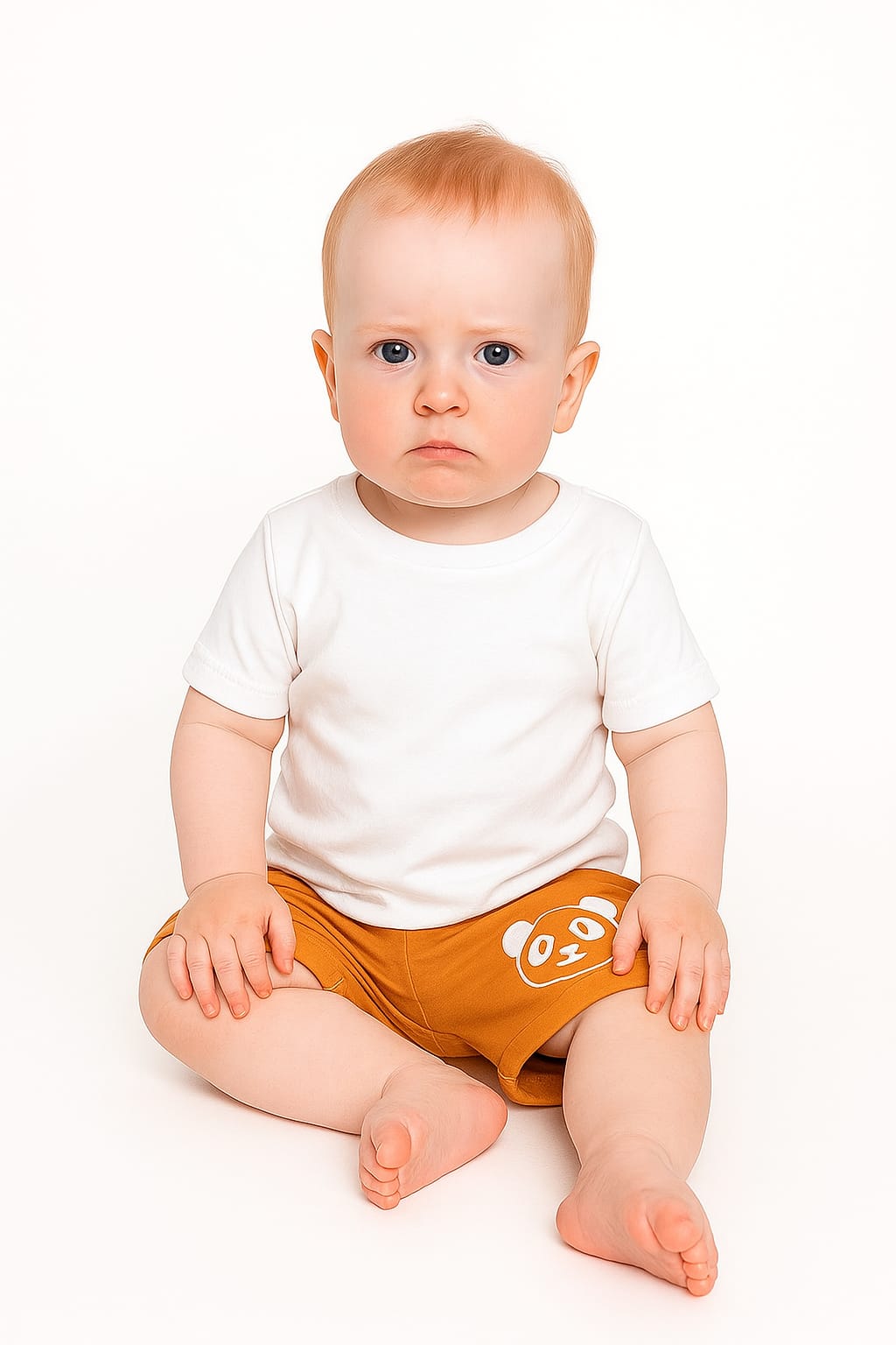 Silakaari Kids Bear Printed Short For Boys & Girls