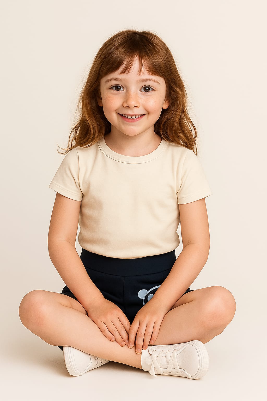Silakaari Kids Solid Layered Short Skirts For Girls
