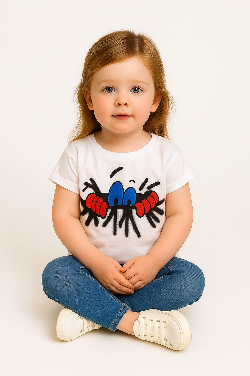 Silakaari Kids Eye Printed Fancy Top T-Shirt For Girls & Boys