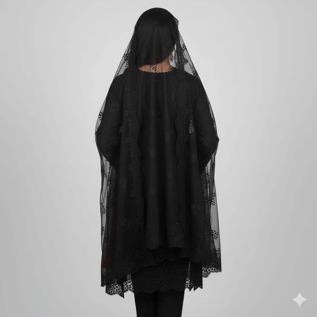 Silakaari Fakar Self Black Pure Hakoba Chikan Premium Patch Work Ready-Made Dress