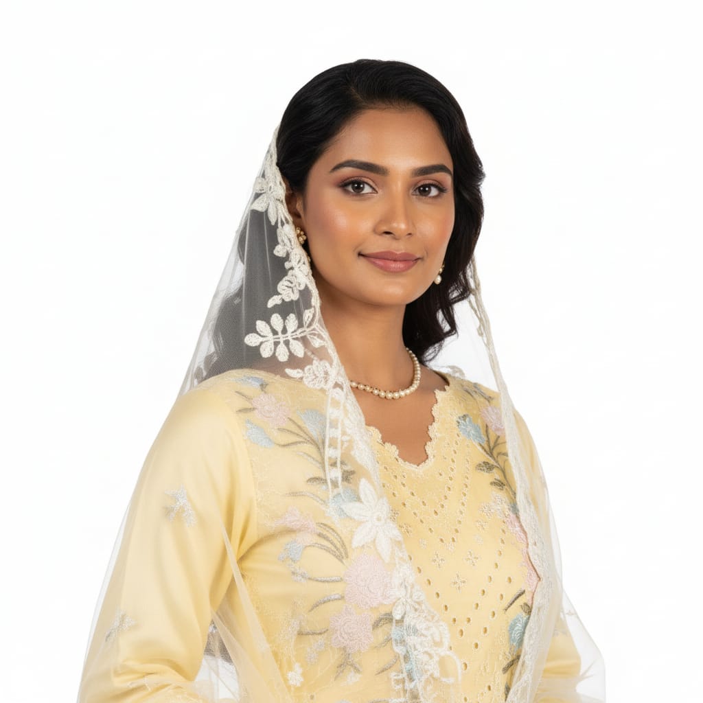 Silakaari Noorani Pure Lawn Beige Heavy Embroidery Organza Patch Work Unstitched  Suits