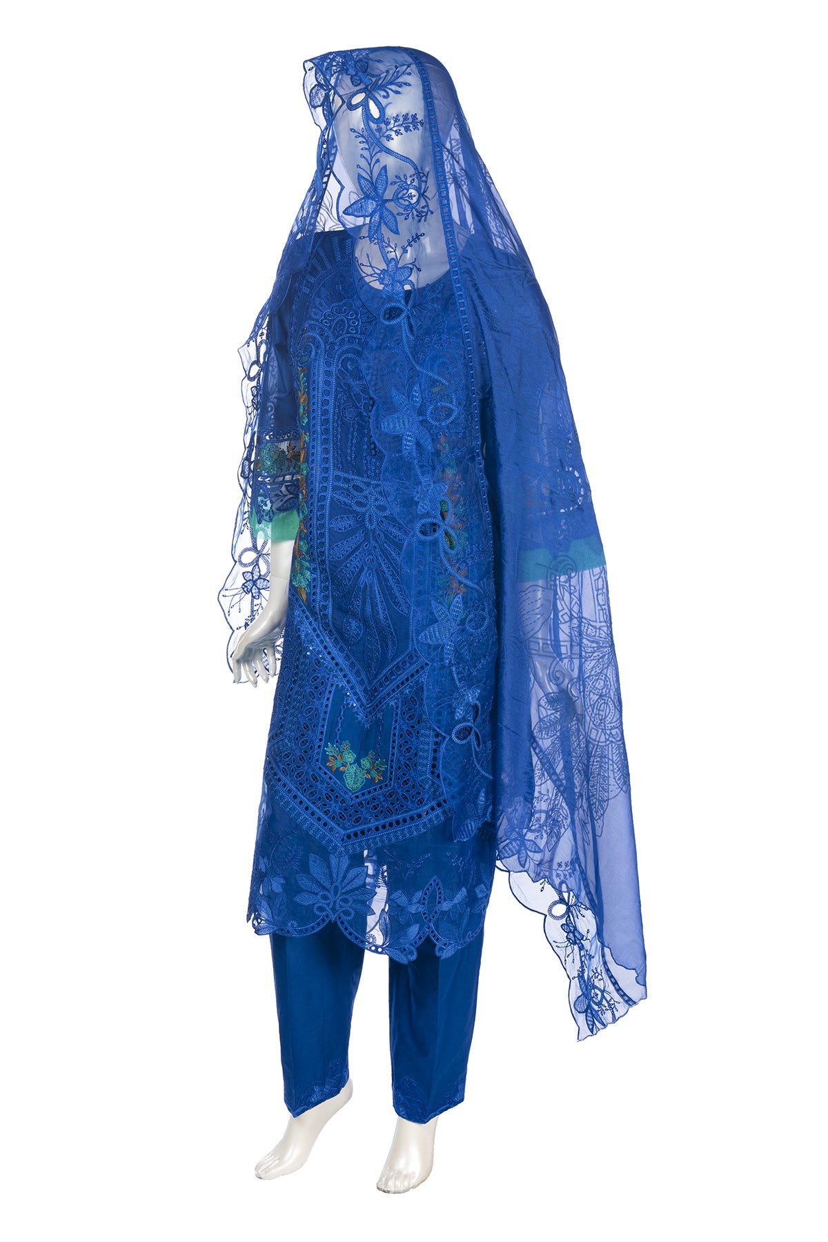 Silakaari Mehwish Pure Organza Heavy Patch Premium Pakistani Ready-Made Dress