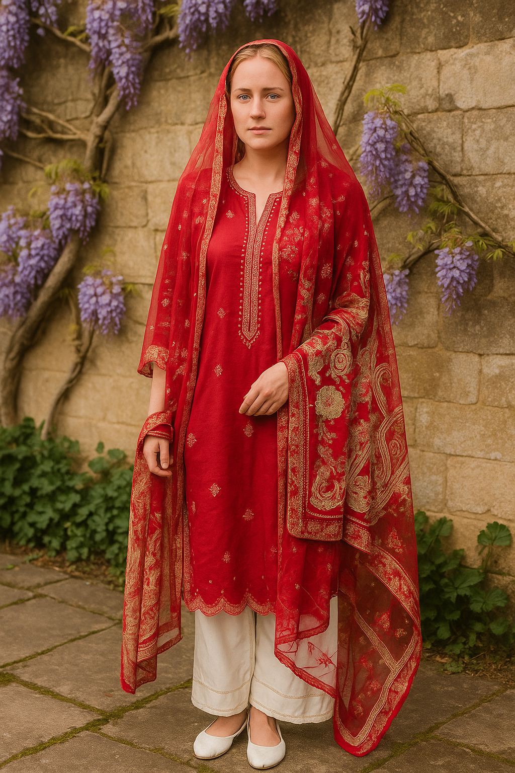 Silakaari Saaz Hot Pink Pure Lawn Embroidery Organza Patch Work Ready-Made Dress