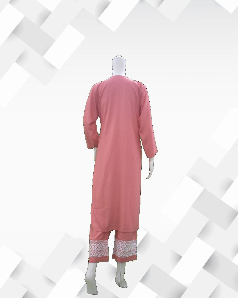 Silakaari Women's Lucknowi chikankari kurti palazzo set