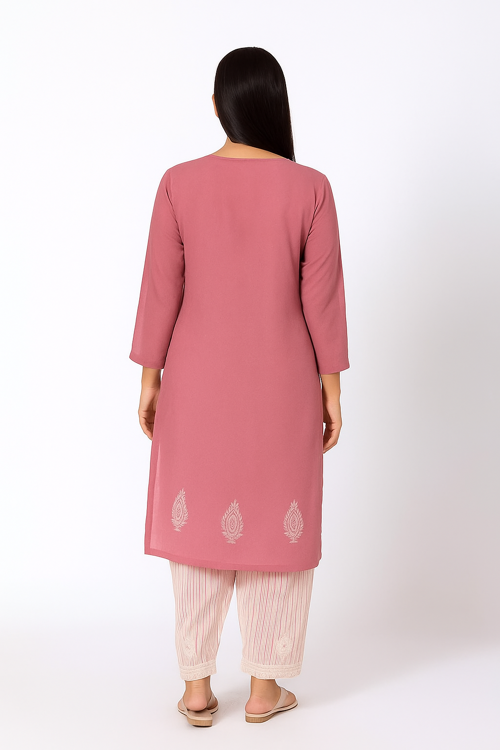 Silakaari Women's Pure Cotton Printed Lucknowi Kurti Pant Premium Set