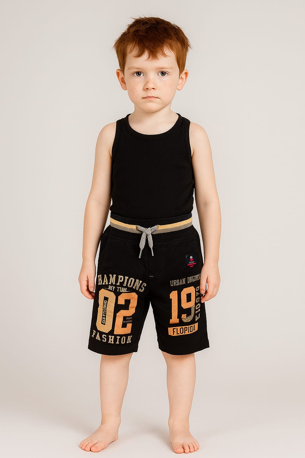 Silakaari kids Inner Elastic in Stretchable Denim Fabric Regular Fit Shorts for boys