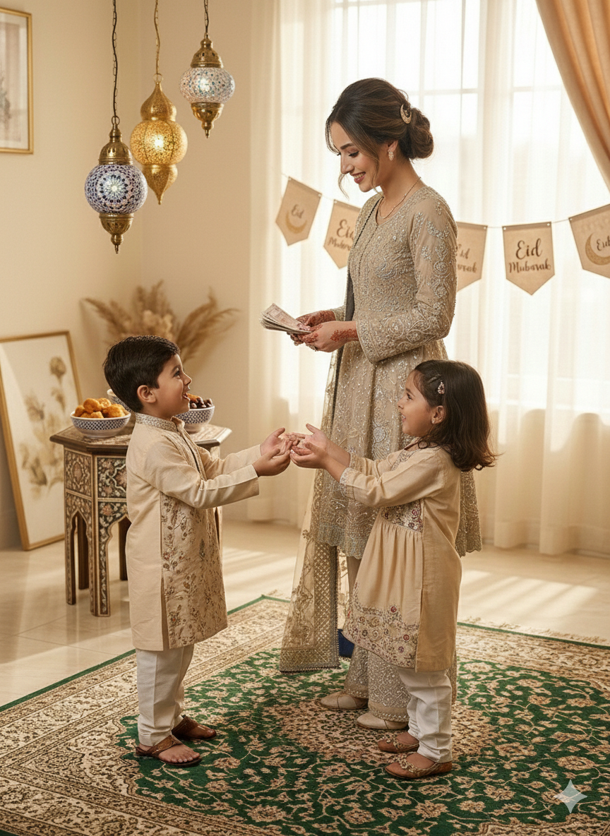 Silakaari Musheera Beige Heavy Sequins & Thread Work Embroidered Kurta Palazzo Set with Net Dupatta