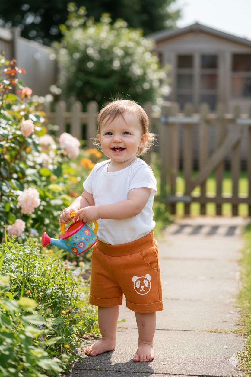 Silakaari Kids Zara Solid Shorts For Girls