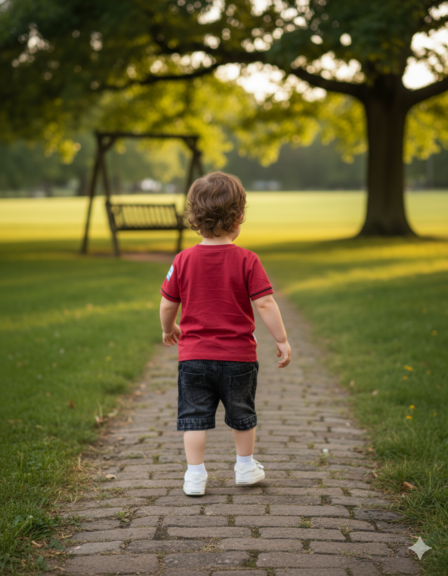 Silakaari Kids Printed Cotton T-Shirt & Short Set For Boys
