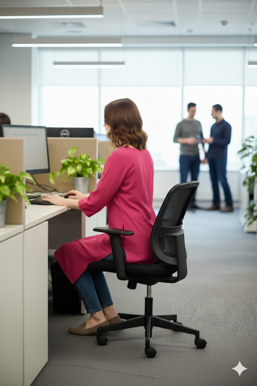 Silakaari Omera Pink loops Embroidered Long kurti