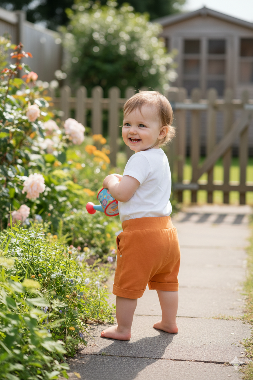 Silakaari Kids Zara Solid Shorts For Girls