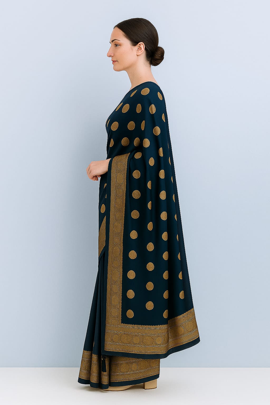 Silakaari Women's Heavy Zari Lacy Border Fancy Banarasi Saree