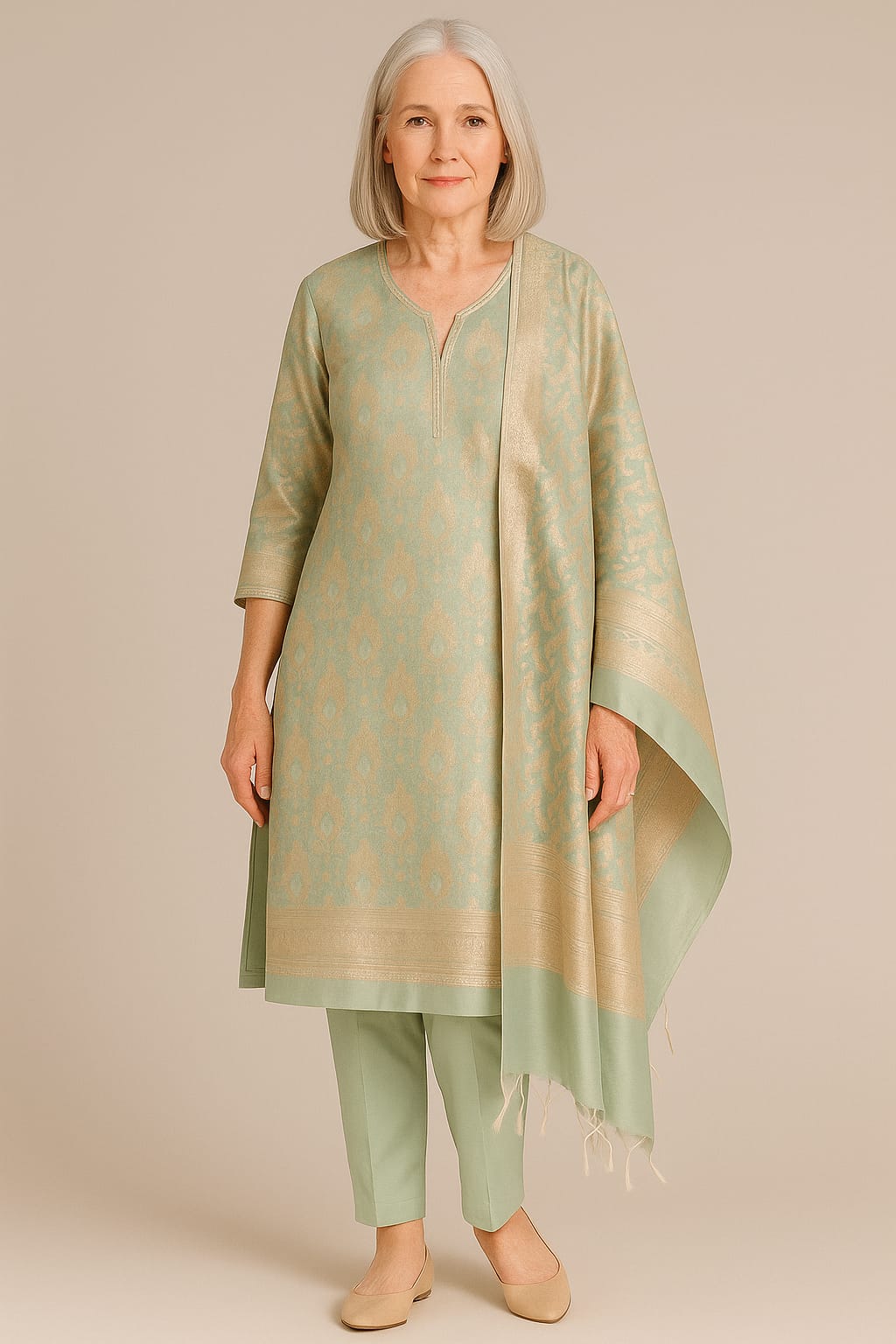 Silakaari Women's Heavy Zari Work Banarasi unstitched Salwar Suit