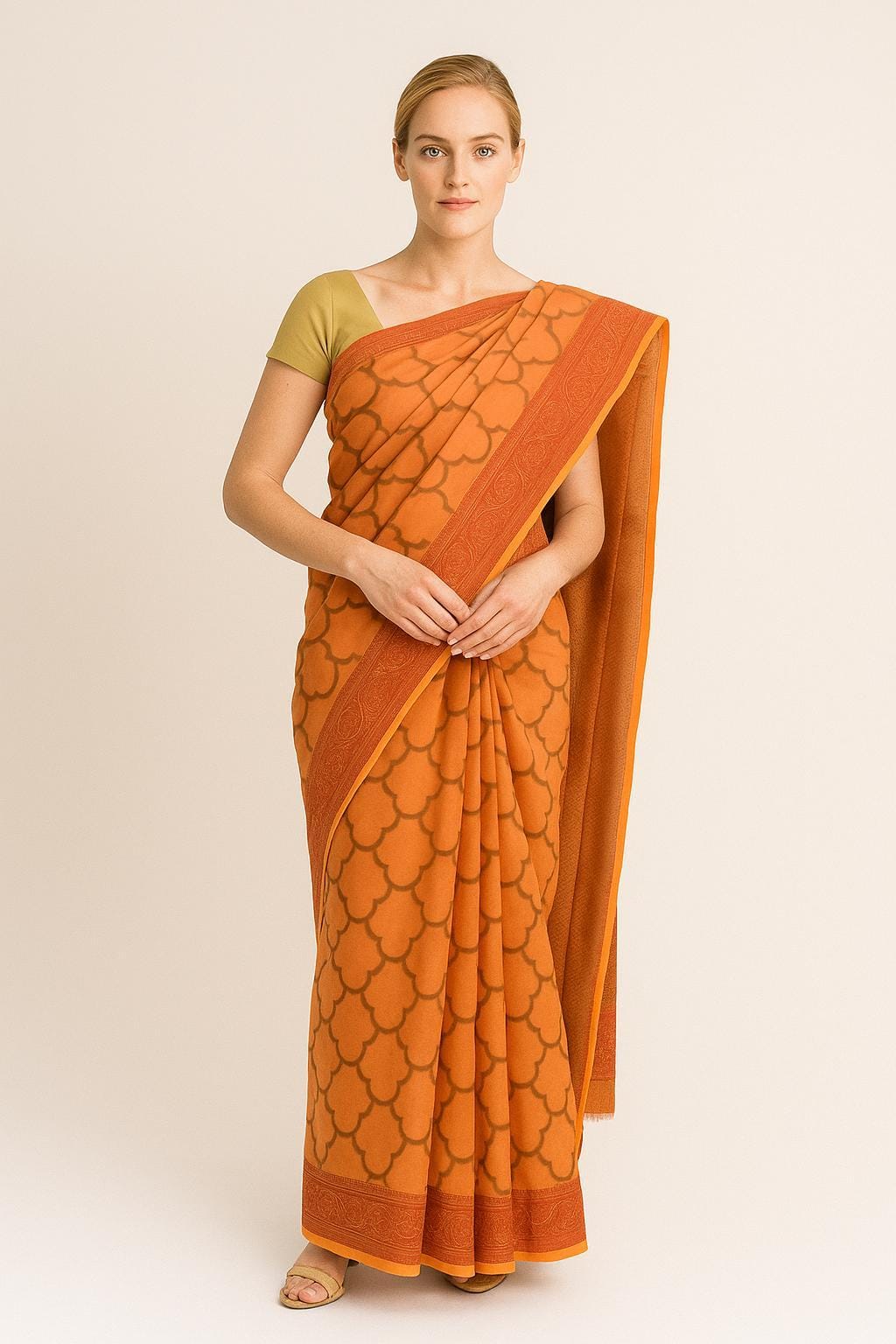 Silakaari Women's Cotton Butta Jaal Work Banarasi saree
