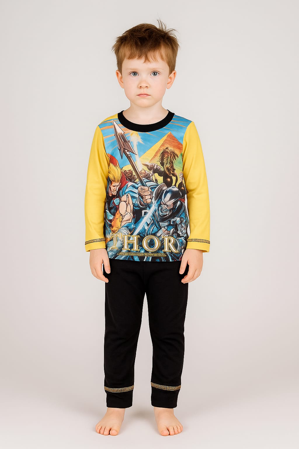 Silakaari Kids Thor Printed Fancy Combo Set For Boys